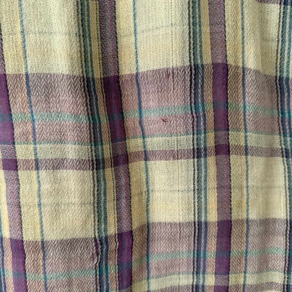 Free People Multicolor Cotton Button Down Shirt Size Small - Picture 5 of 14